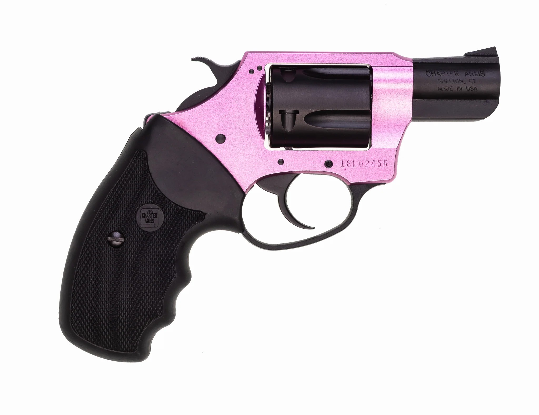 CHARTER ARMS THE PINK LADY .38 SPL. ALUMINUM 5 SHOT 2IN FIXED STANDARD PINK BLACK 53835 - Taurus Savings